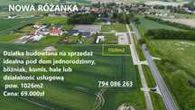 Działka Budowlana w Nowej Różance
