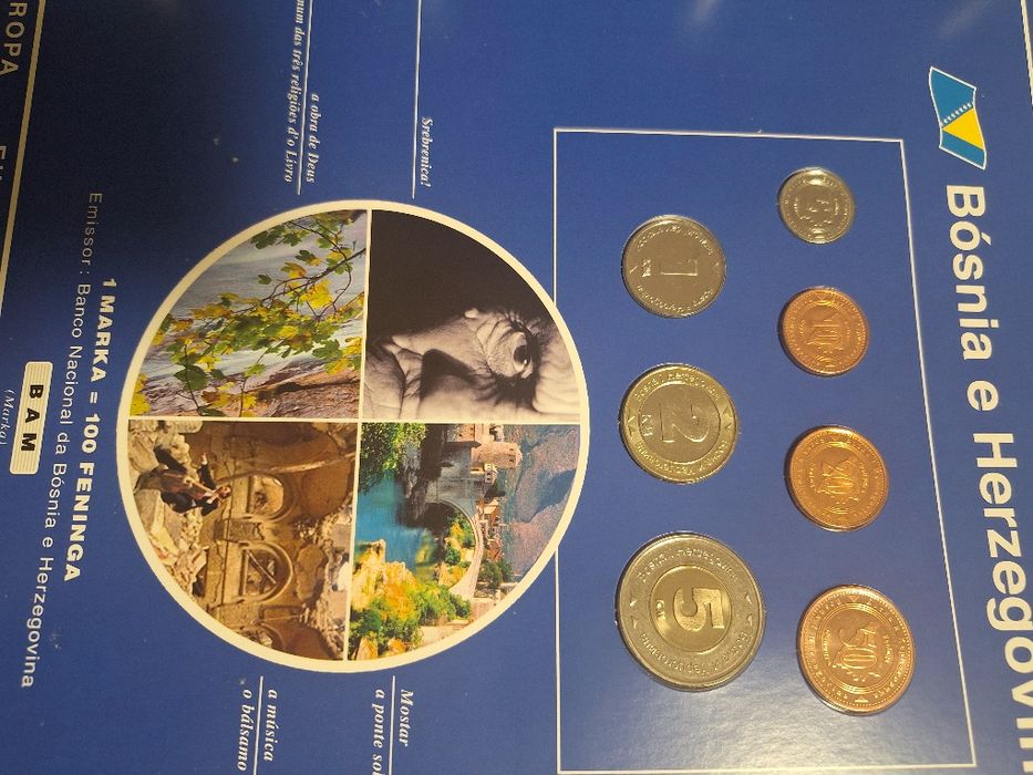 Colecção moedas  do mundo 10 paises não  circuladas