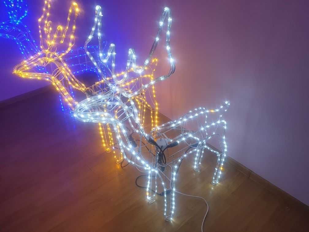 Wyprzedaż! Renifer LED XXXL z ruchomą głową w bardzo atrakcyjnej cenie