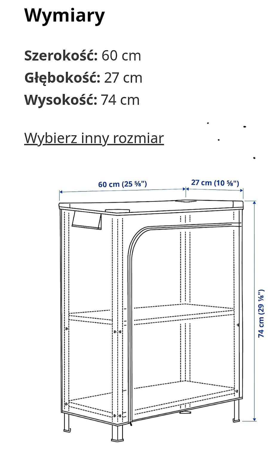"Regał szklarnia Ikea