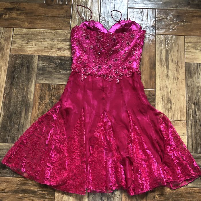 Сукня Bicici шовкова вечірня випускне M-L фуксія