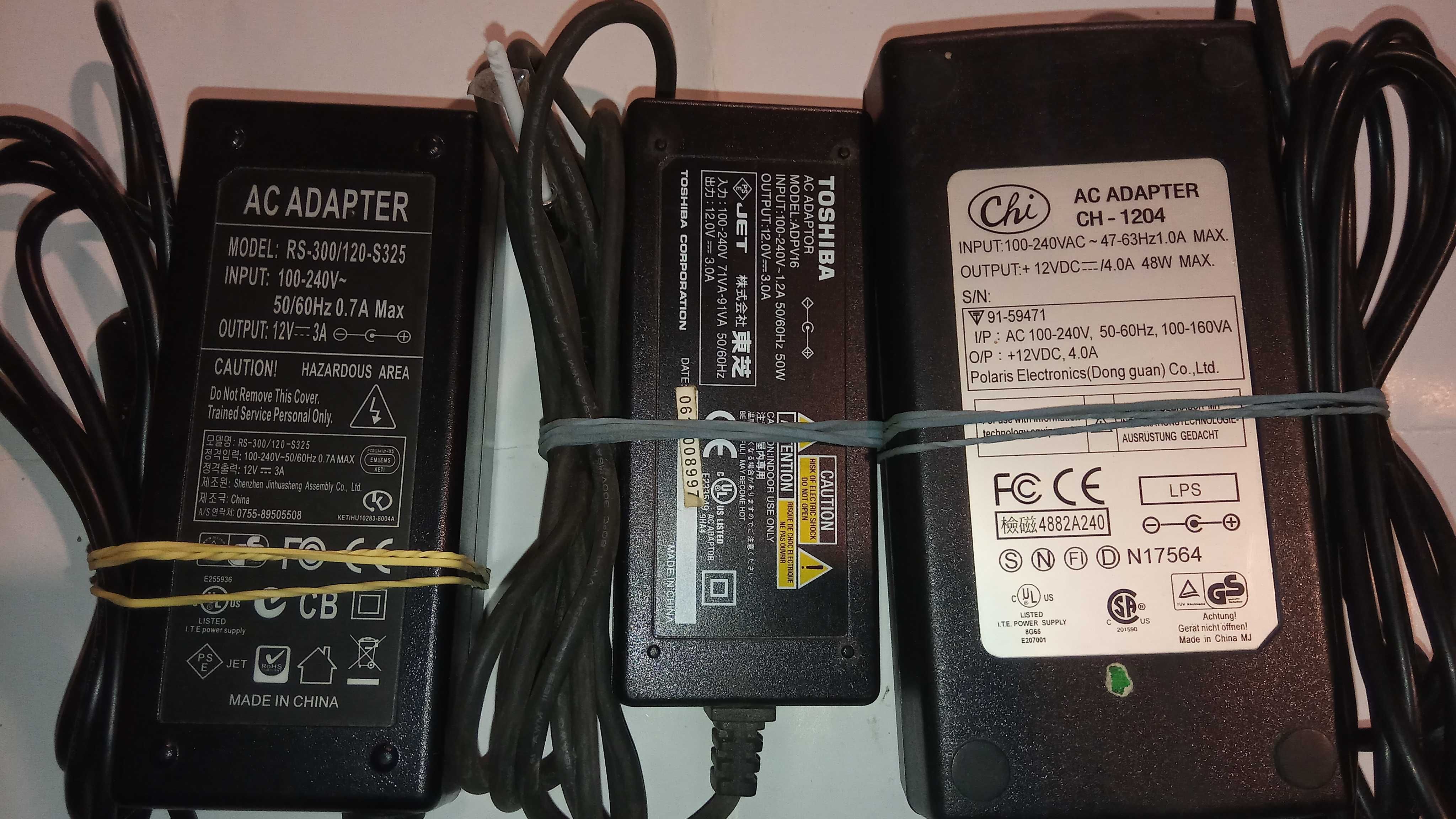 DC adapter Delta модель ADP-36EH C 12V 3A