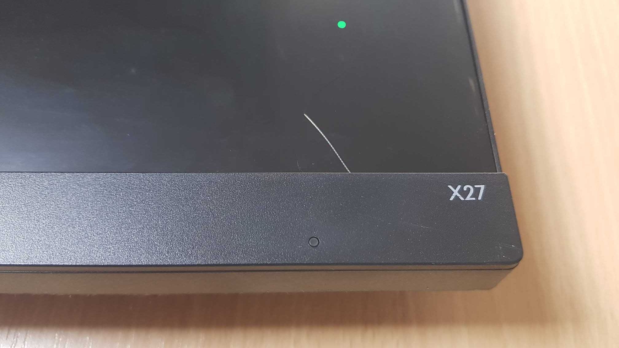 Monitor HP X27 para peças