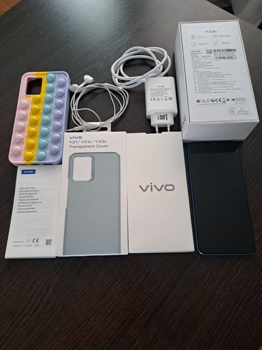 Smartfon VIVO Y33s - Zestaw na gwarancji.