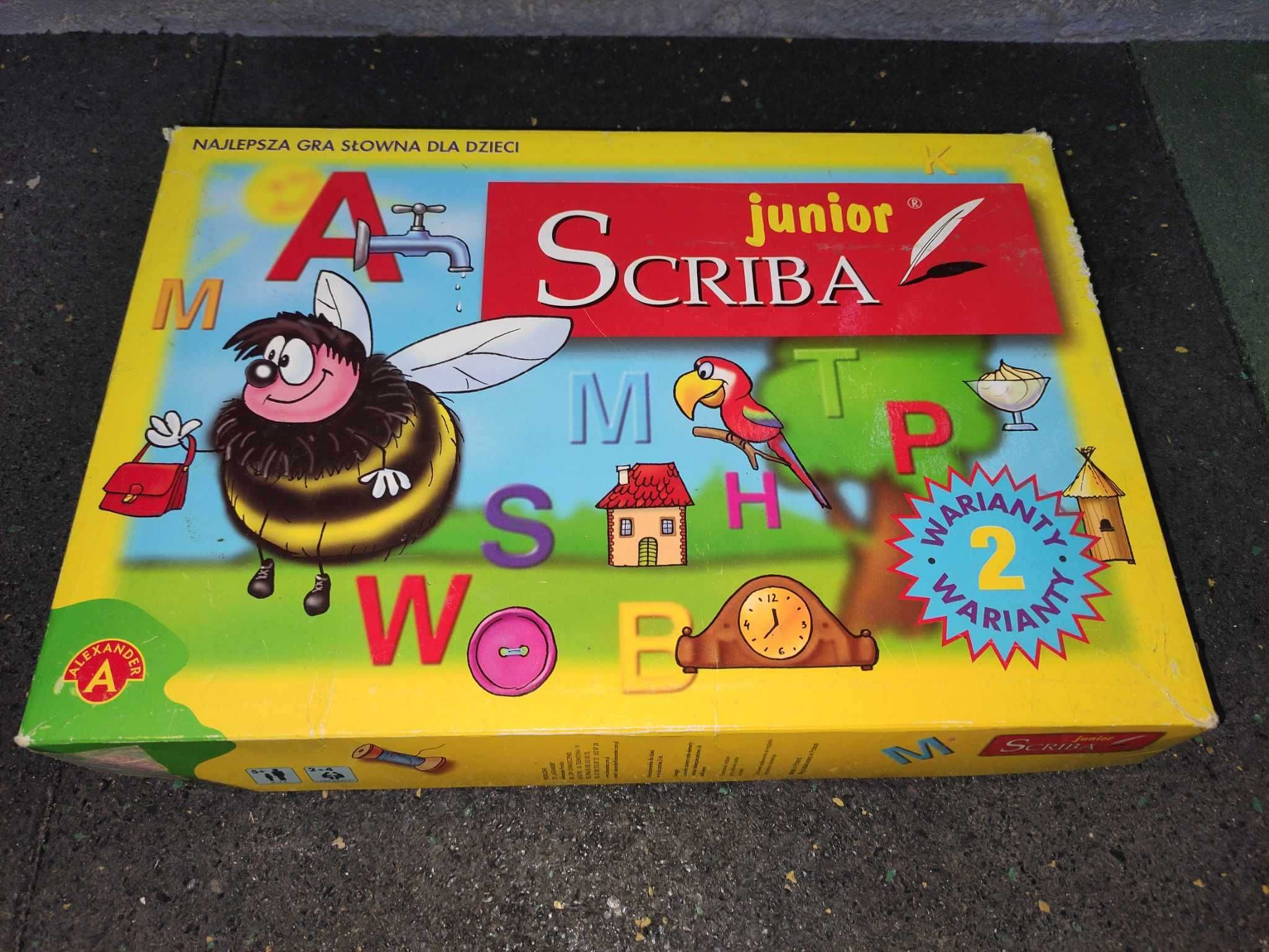 Gra planszowa edukacyjna gra słowna dla dzieci Scriba