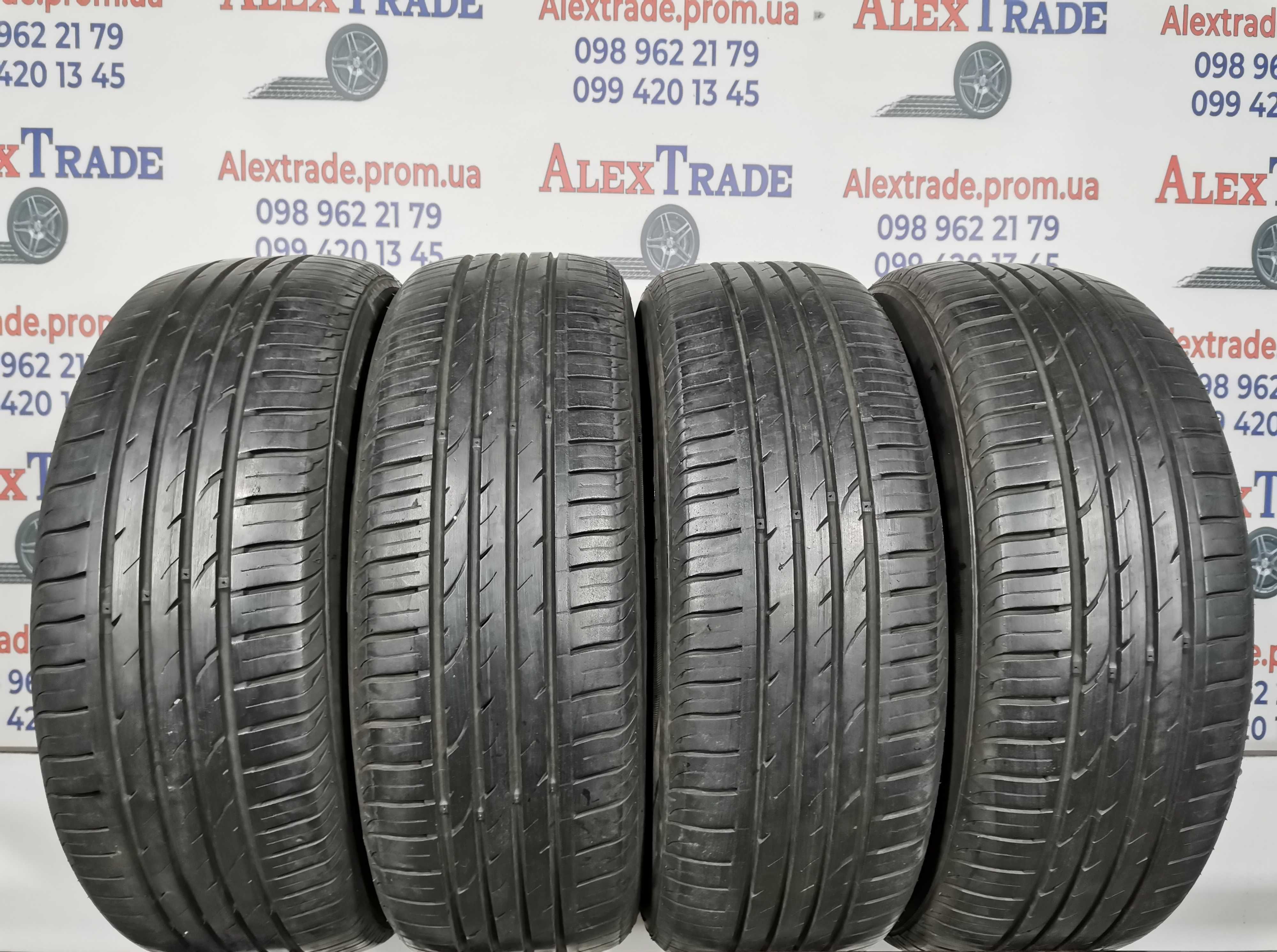 4 шт. 185/60 R15 Nexen N'Blue HD літні шини б/у