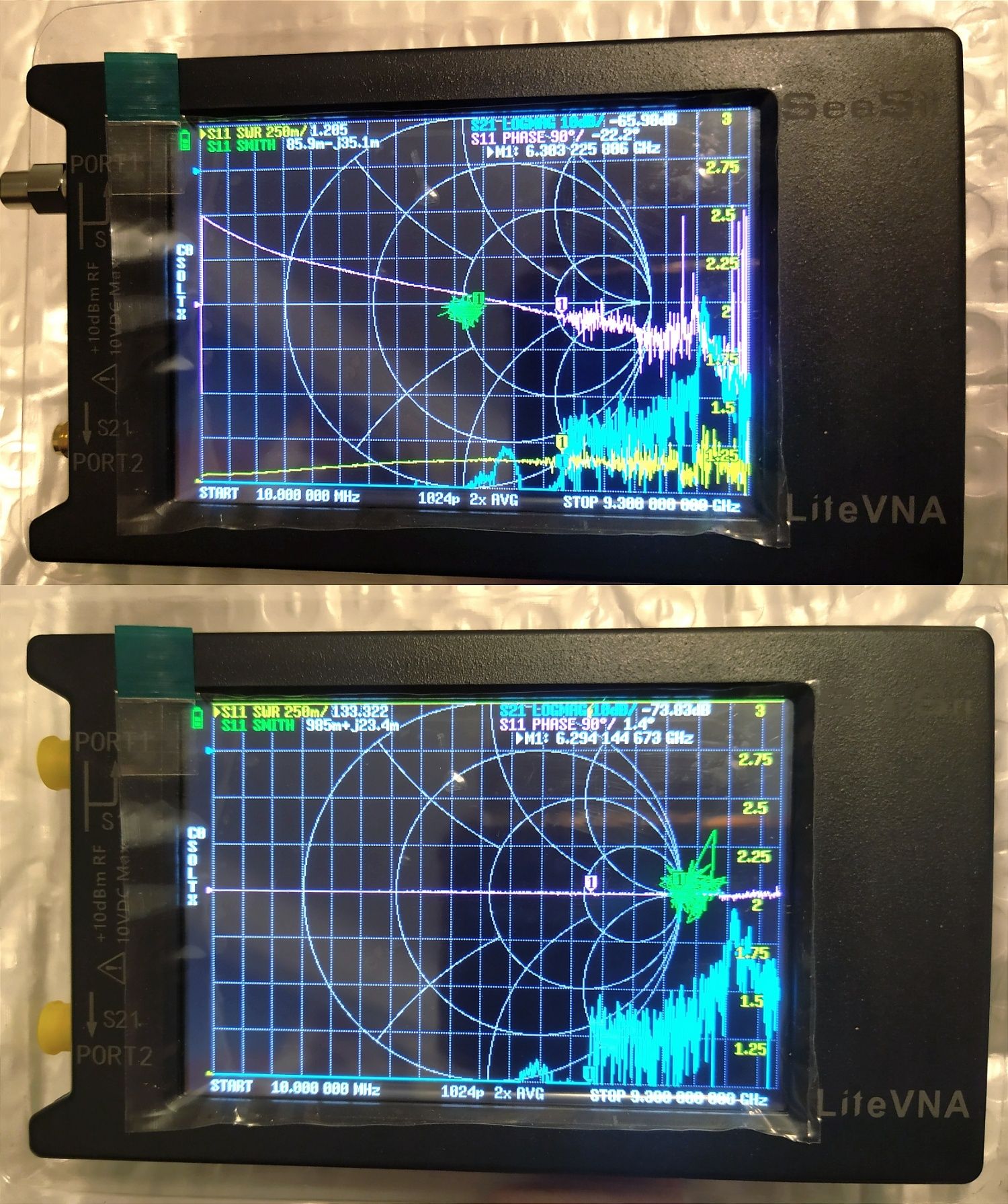 Litevna 4' 64 6.3 MHz 401 точка виміру (1023) 

Нова Litevna 4' 64 6.3