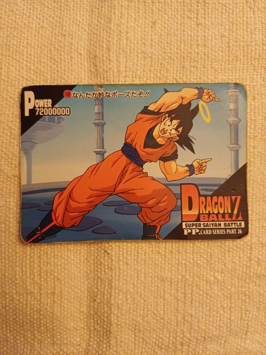 Carta Dragon Ball Z Super Saiyan Battle (Japão)