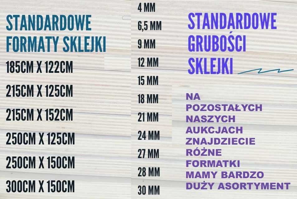 SKLEJKA 3mm 152x152cm suchotrwała, POD LASER