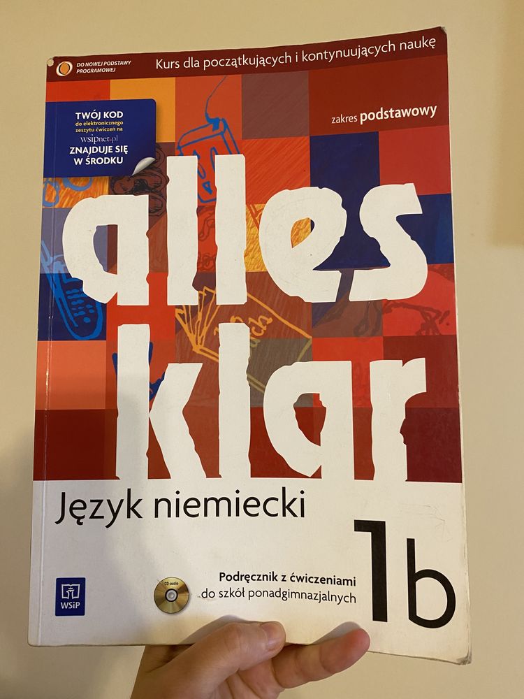 Alles Klar 1b podręcznik do języka niemieckiego + płyta CD