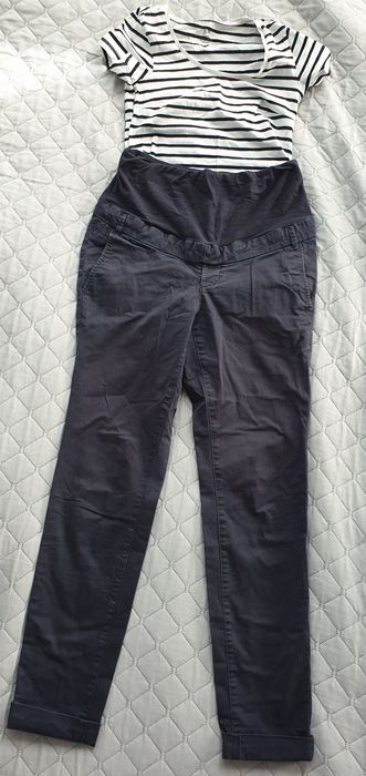 Spodnie ciążowe chinos H&M rozm.34