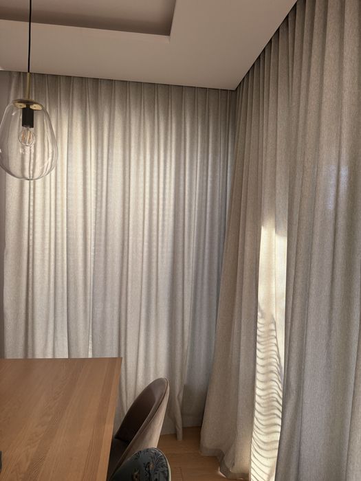 Zasłony tkanina struktiralna szare 280 cm na 13000 cm