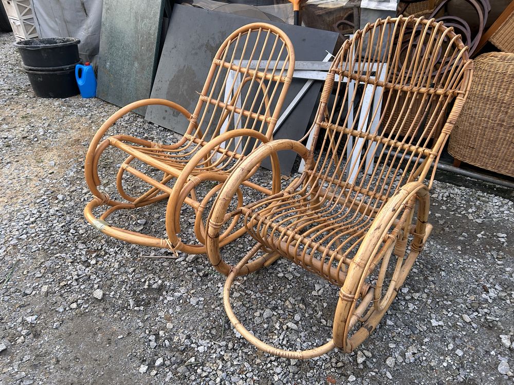 Rattanowe fotele bujane idealne na prezent