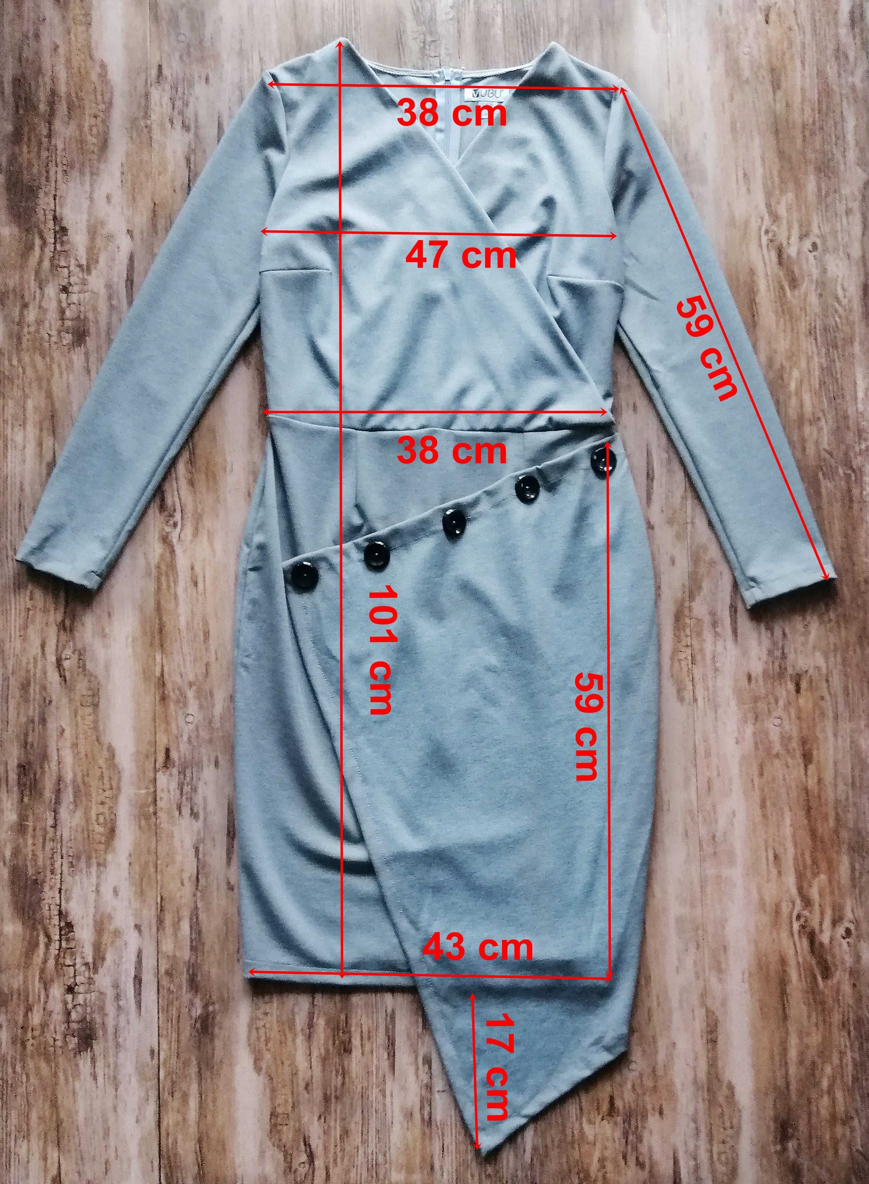 Sukienka Vubu szara - rozmiar L/XL