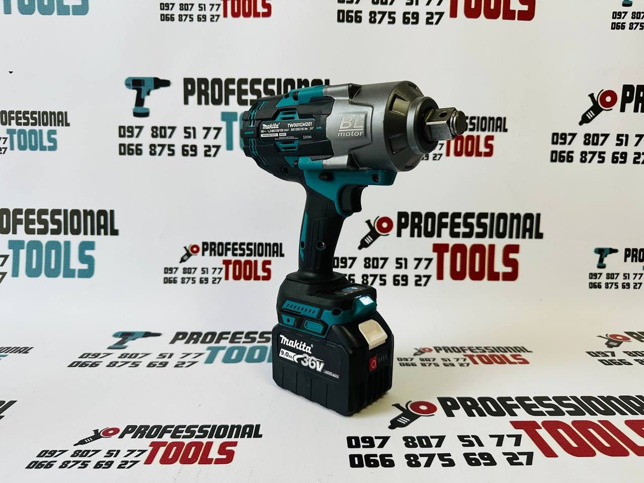 Акумуляторний Ударний Гайковерт Makita TW001GM201 Головка 3/4 2100Nm