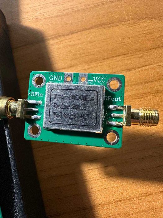 Детектор дронів Tiny SA Basic + підсилювач сигналу RF SMA-SMA + антена