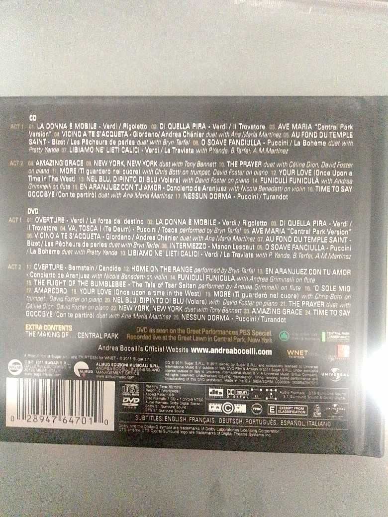 Live cds + dvds:
Michael Bublé
Josh Groban
Andrea Bocelli
