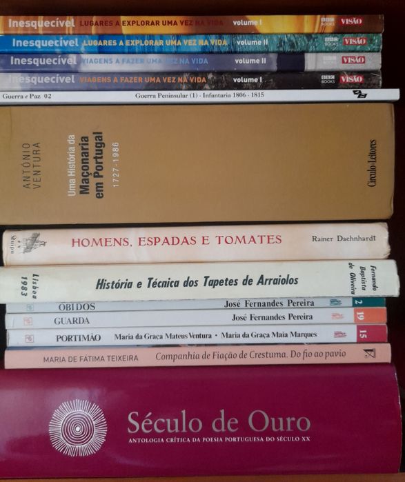 Lote de livros para venda
