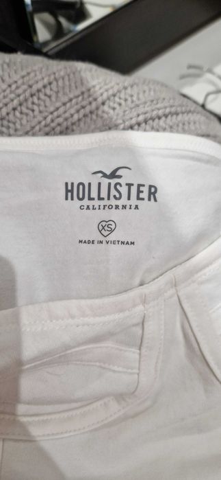 Nowy bawełniany krótki top Hollister rozmiar 34