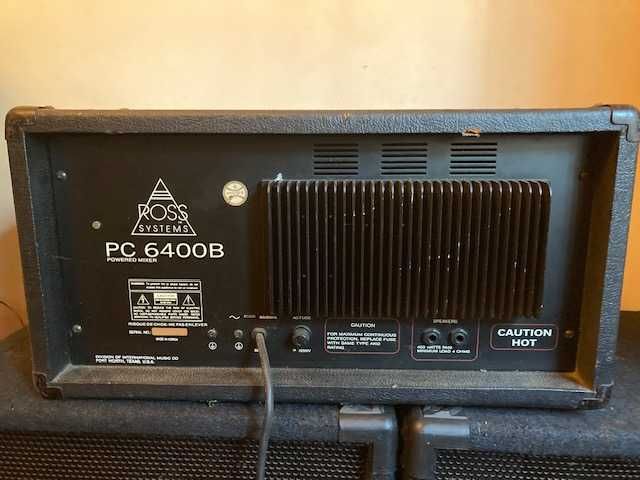 Sistema de PA completo - Ross Systems PC6400B com colunas Yorkville