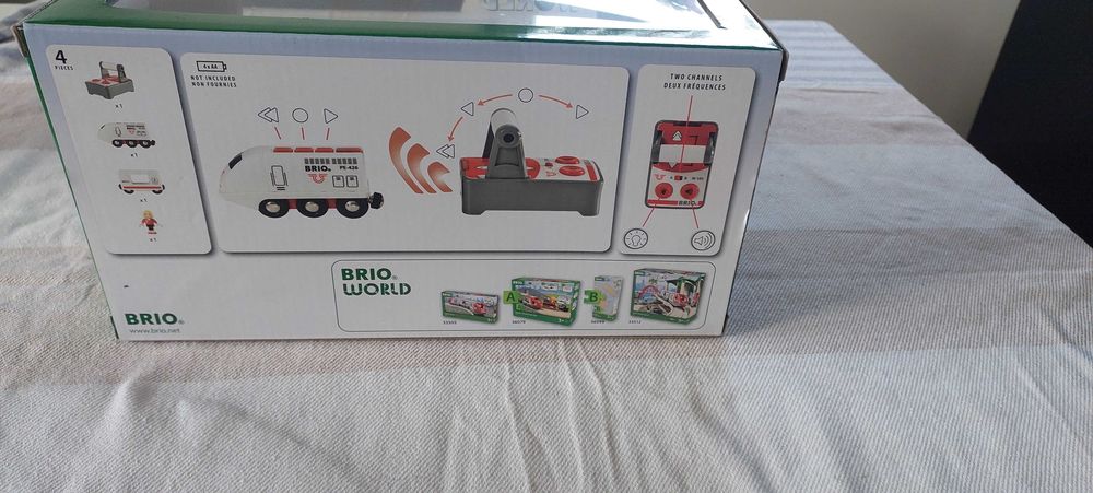 BRIO. Lokokomotywa biała. Zdalnie sterowana Ravensburger