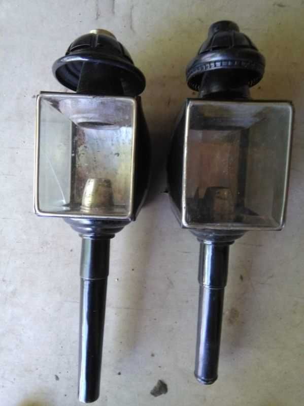 Lampa kwadratowa do powozu konnego