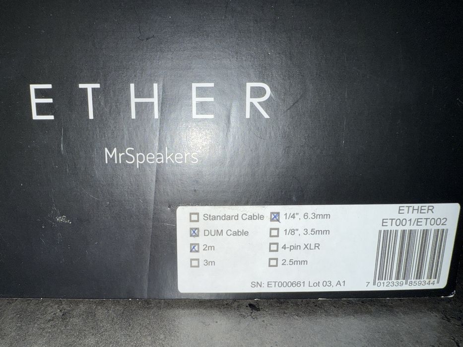 Mrspeakers Ether - pierwsza wersja - bez modów - unikat (Dan Clark)