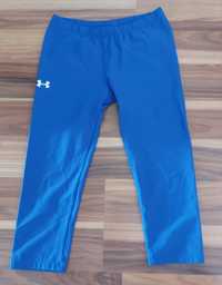 Niebieskie leginsy under armour xs