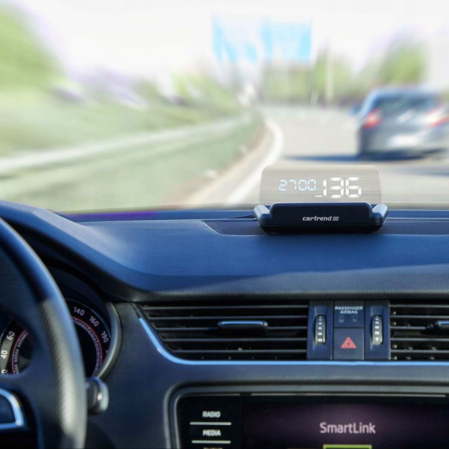 Cartrend 10632 Wyświetlacz Gps, Czarny, 125 X 39 Mm