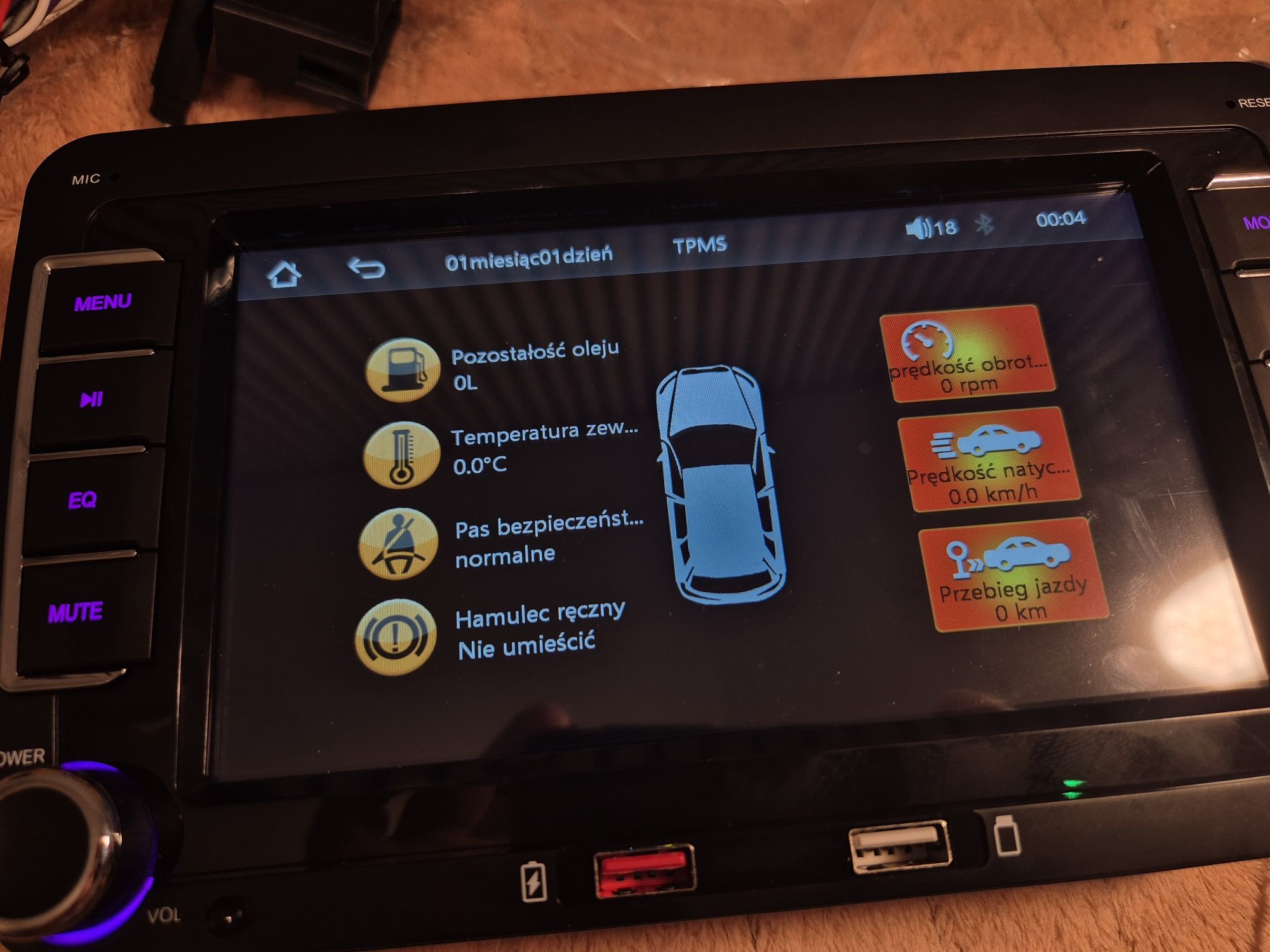 Radio vw Carplay wifi Pl pilot Usb skoda android auto golf seat