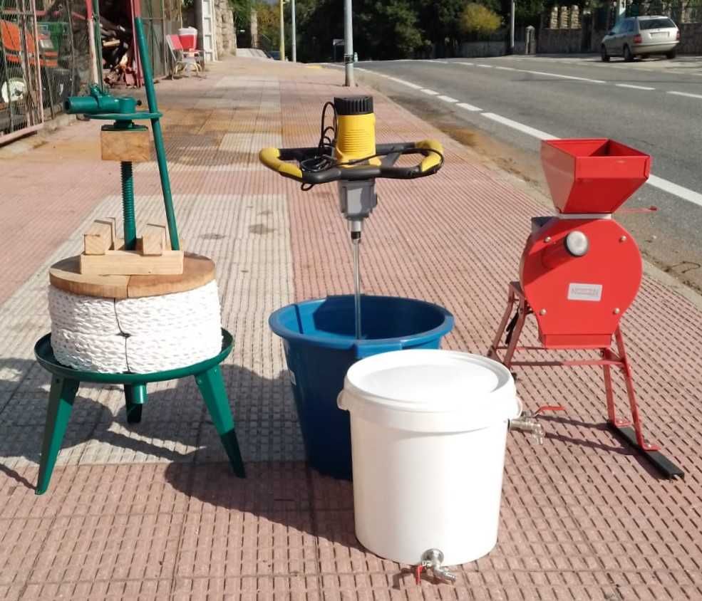 Moinho para fazer azeite de azeitona.