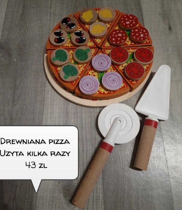 Drewniana pizza  .