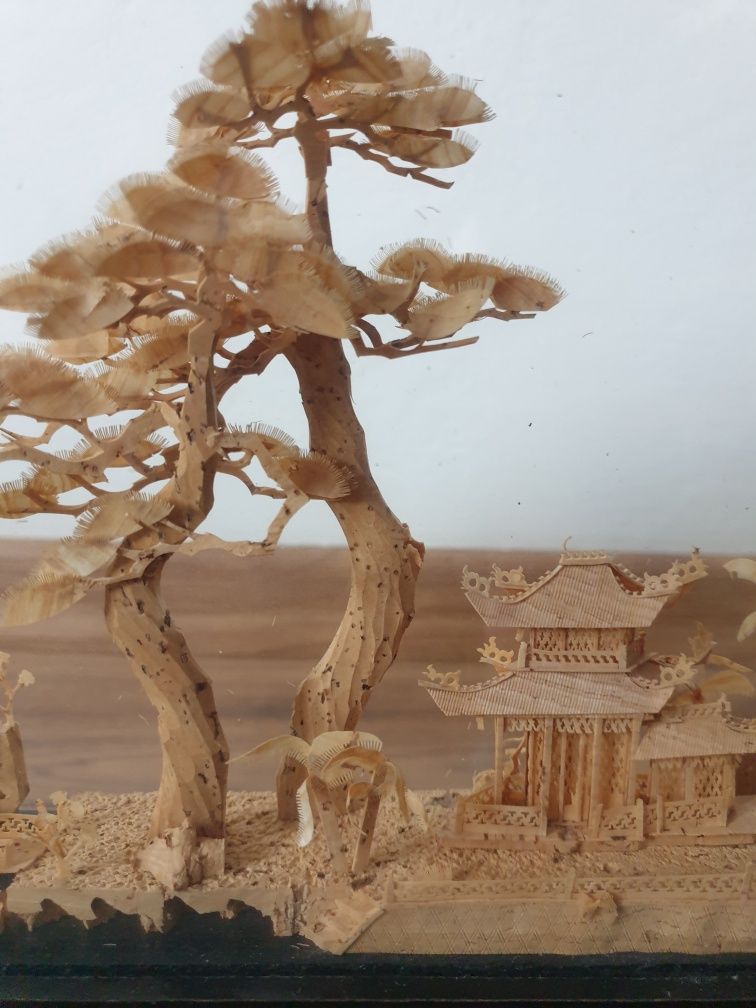 Rzeźba drewno korkowe Chiny