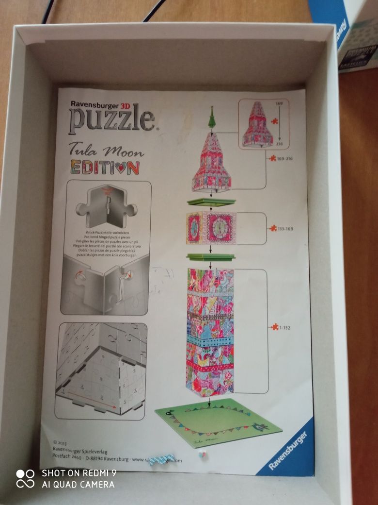 Puzzle 3 D big Ben ravensburger