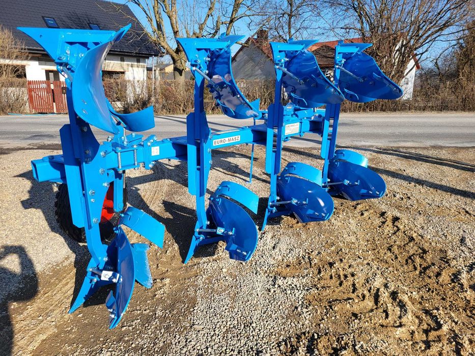 PŁUG OBROTOWY/ jednobelkowy EURO-MASZ odkładnie kvernalend 18" kołek