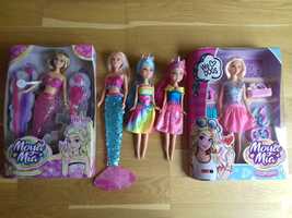 6x lalka lalki Barbie Steffi Simba syrena syrenka Dreamtopia księżnicz
