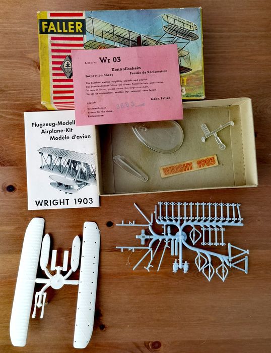 1960 Faller Wright WR-03 1:100 Vintage ATENCAO 1 VERSÃO.