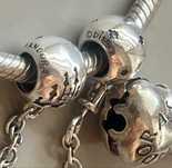 Stopper Pandora, Disney, zamek, srebro