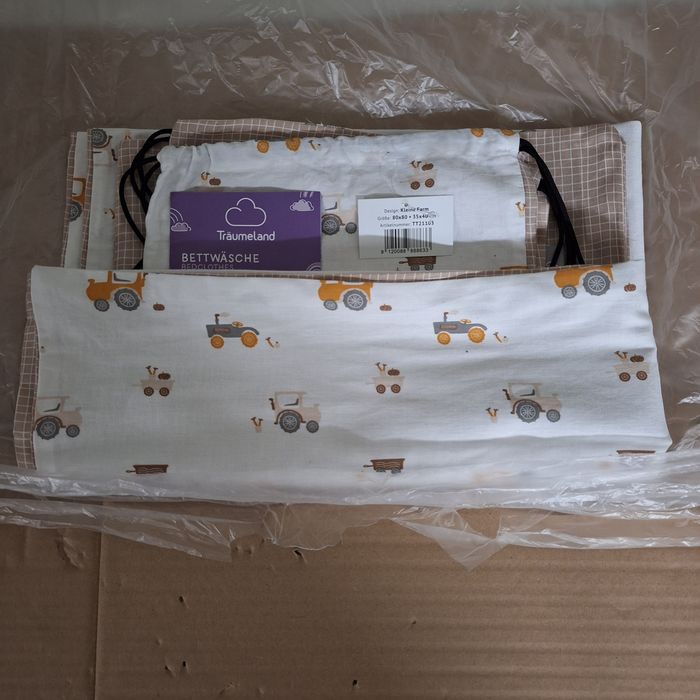 Pościel niemowlęca Träumeland Small Farm 80x80cm,35x40cm