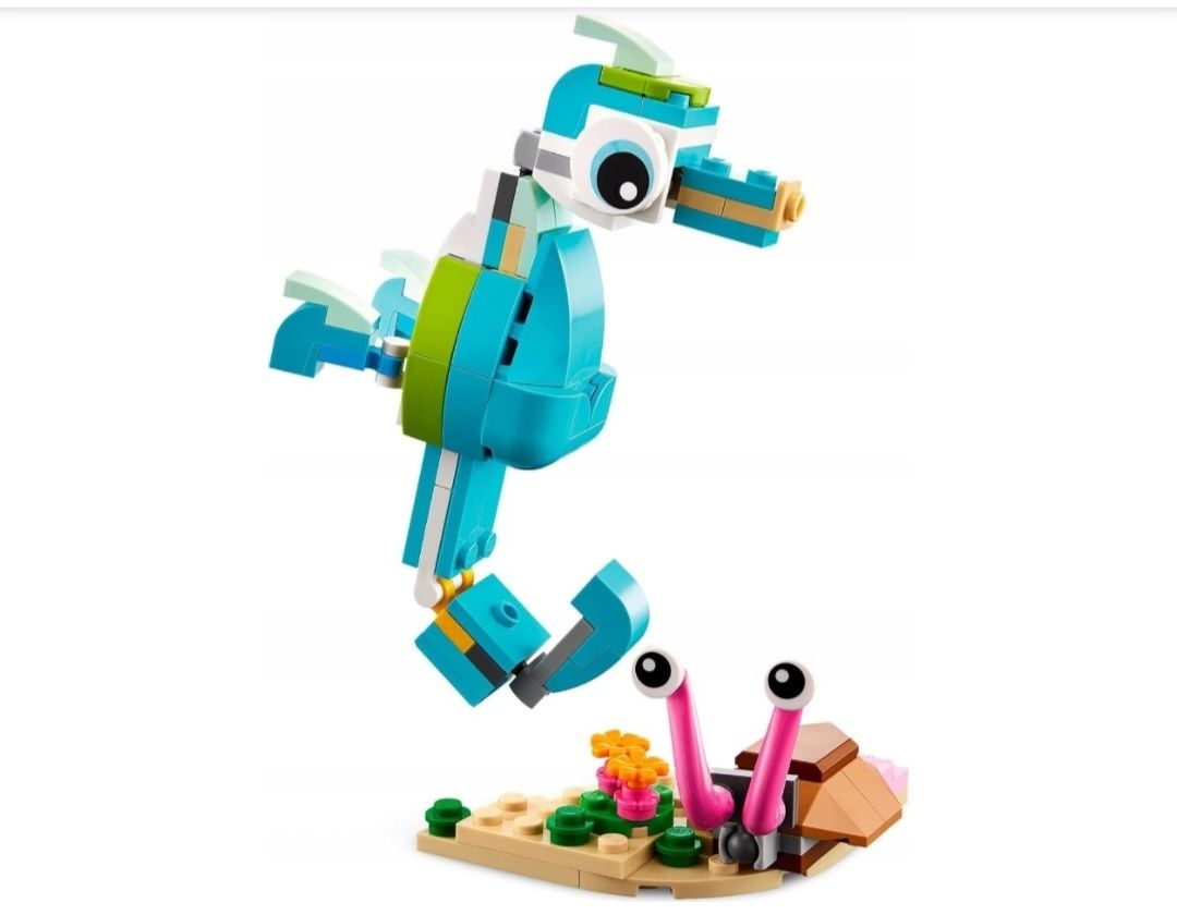 LEGO Creator Delfin i żółw 3w1 - 31128.
