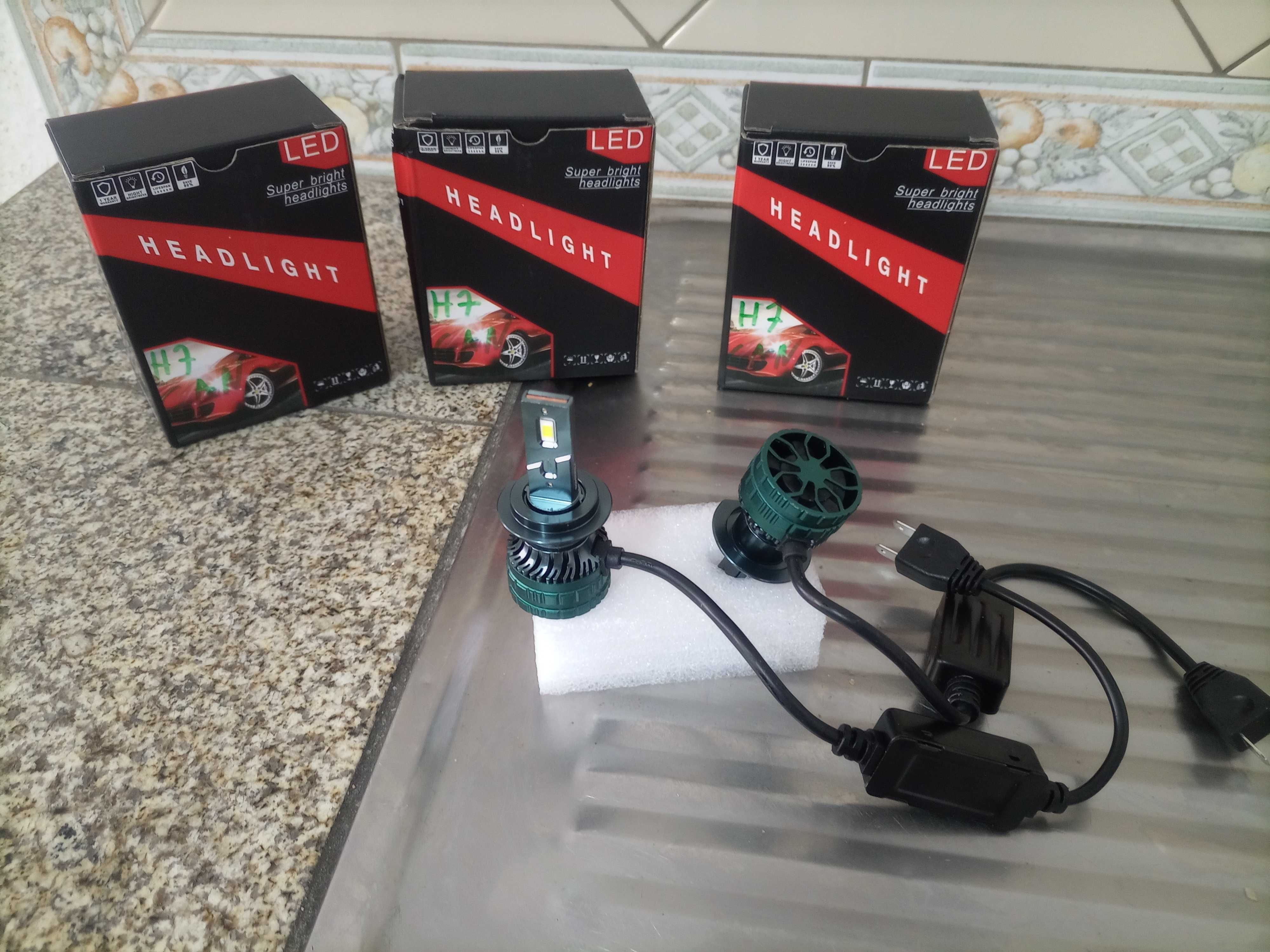 Lâmpadas LED Branco H7 Canbus 6000K 300w