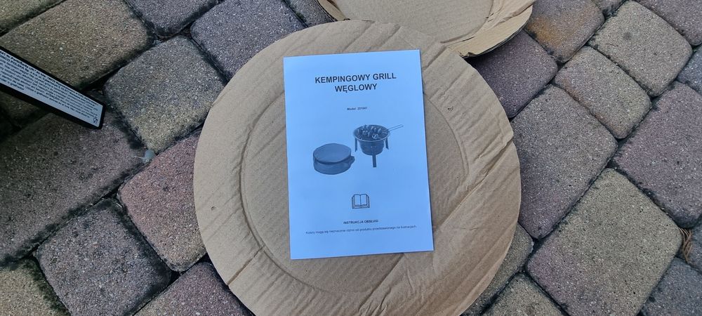 Grill kempingowy składany lekki