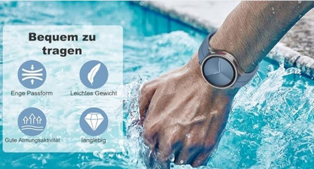 Pasek magnetyczny 20mm do Galaxy Watch 6 5 4 5 Pro Active Gear Sport O