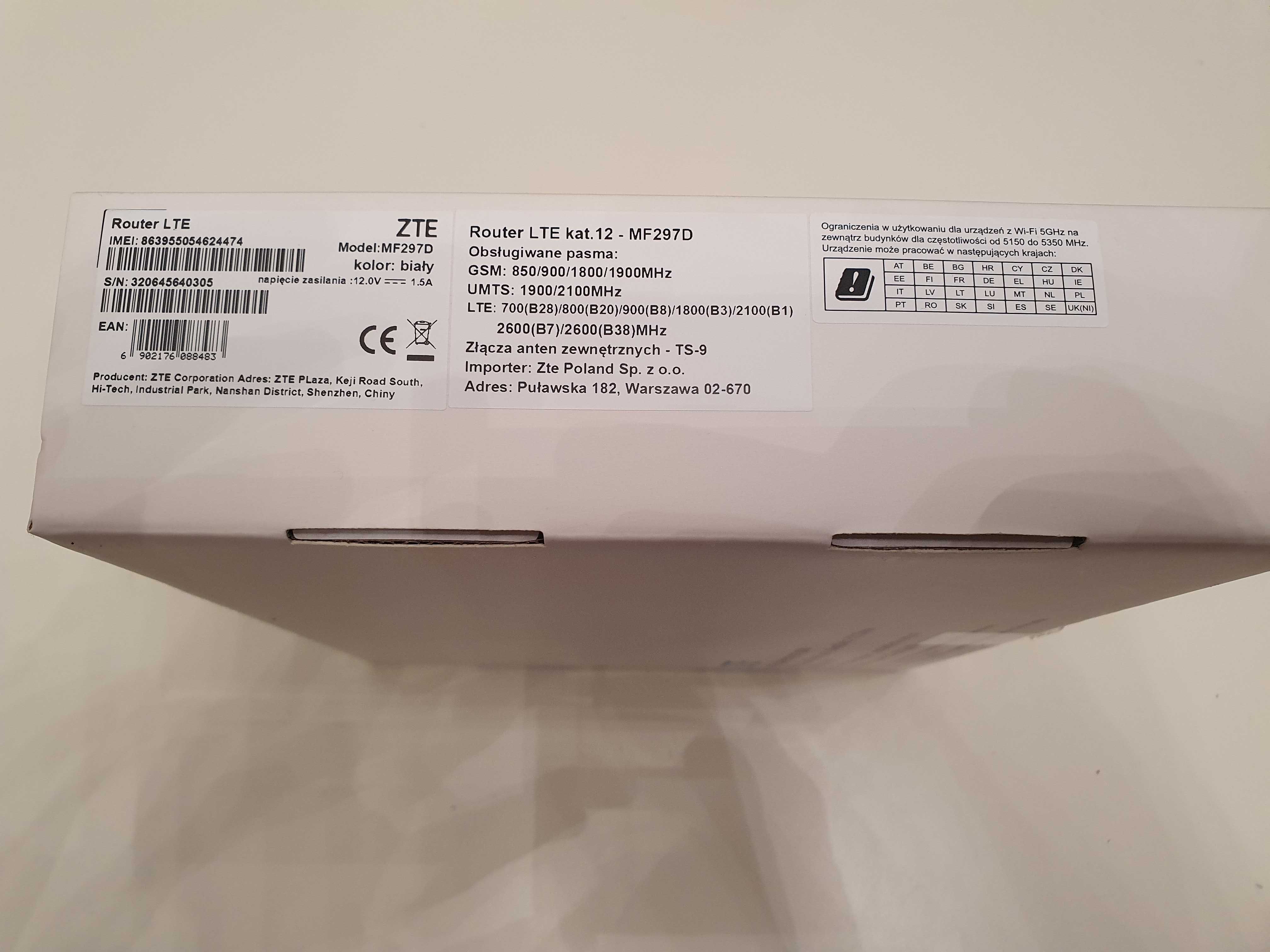Router ZTE MF297D