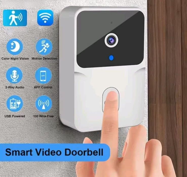 Campainha de vídeo inteligente sem fio