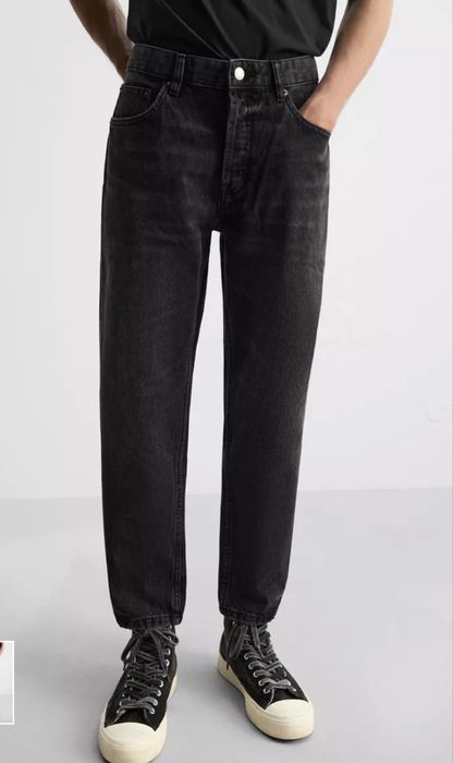 Zara джинси чорні чоловічі М 950