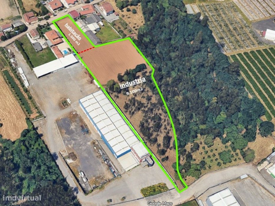Terreno com 10.600m2 em Alfena