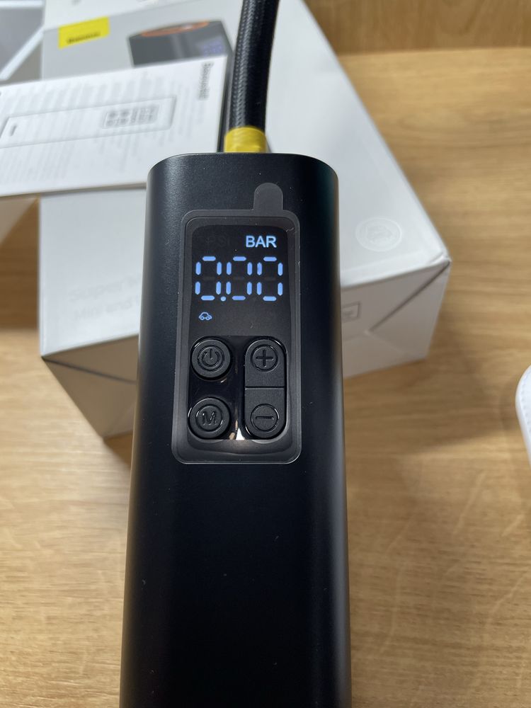Портативний насос Baseus Super Mini Inflator Pump Black