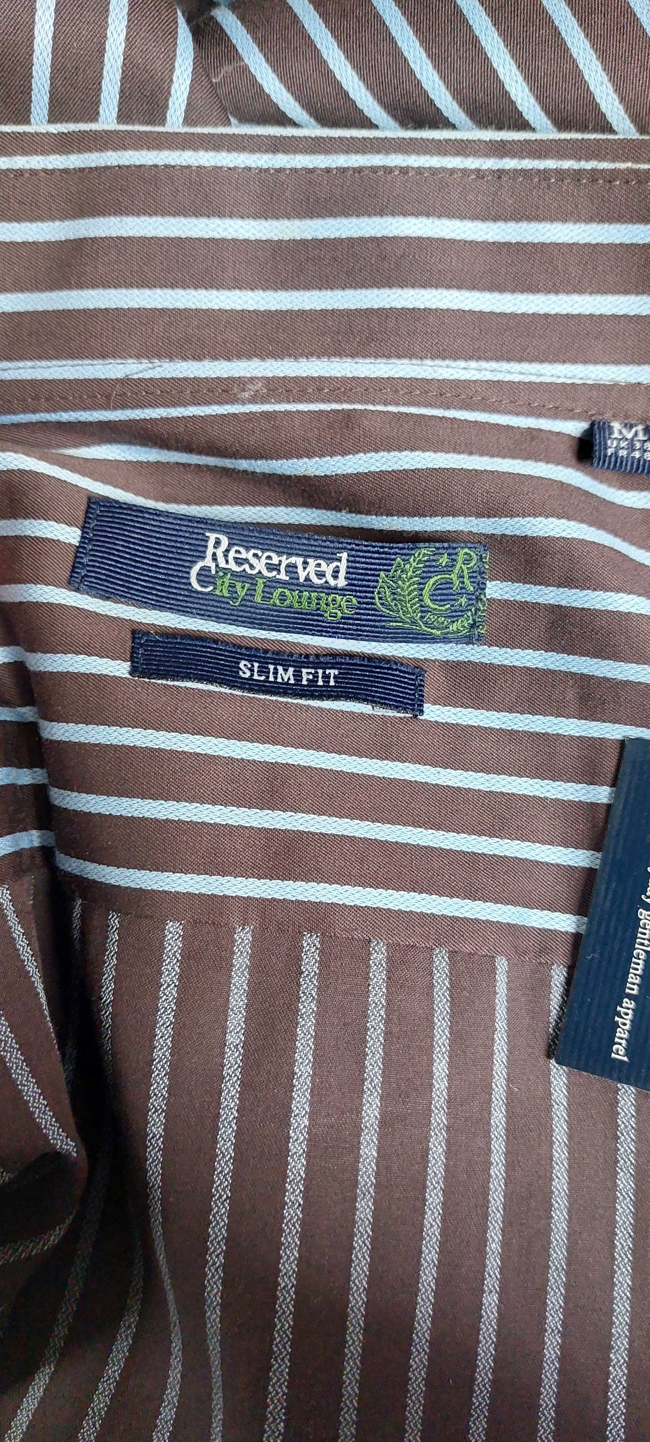 Nowa koszula elegancka Reserved SlimFit M 38 paski