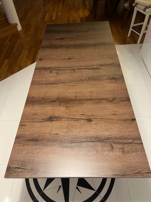 Stół ciemnobrązowy 160/210 x 90